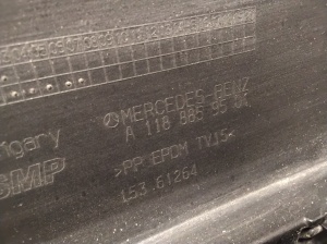 Mercedes Benz CLA-Class W118 (2019–2026) Tagumine kaitseraud A1188859501 - 9