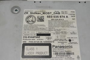 Skoda Octavia III (2013–2019) CD/DVD-Wechsler 5E035874A - 3