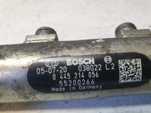 Opel Astra H (2004–2010) Common Rail Kraftstoffleitung 0445214056 - 3