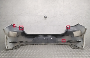 Volkswagen Golf VII (2012–2026) Rear bumper 5G6807421BK - 8