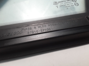 Kia Sorento (2009–2014) Seitenscheibe hinten (Karosserie) 878102P100 - 4