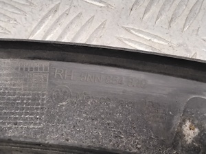Volkswagen Tiguan (2017–2026) Abdeckung Kotflügel hinten 5NN854820 - 6