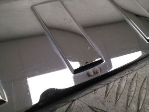 Mercedes Benz GLK-Class 204 (2008–2015) Rear bumper chrome trim A2048850411 - 6
