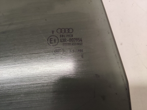 AUDI A6 C7 (2011–2018) Aizmugurējo sānu durvju stikls 43R007954 - 2