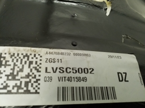 Mercedes Benz Vito 447 (2014–2026) Salona paklājs A4476840232 - 2