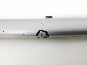 Mercedes Benz C-Class 203 (2000–2007) Front bumper lower grille molding - 3