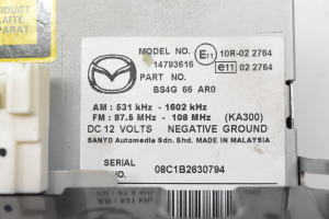 Mazda 3 (2003–2009) Radio (head unit) BS4G66AR0 - 2