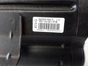 RENAULT Vel Satis (2002–2009) Passenger dashboard airbag 8200091692 - 3