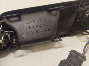 Volkswagen Passat B6 (2005–2010) Rear side door interior handle 3C4839114 - 3