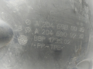 Mercedes Benz C-Class 204 (2007–2014) Priekšējā apakšspārna priekšējā daļa A2046980030 - 3