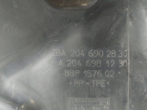 Mercedes Benz C-Class 204 (2007–2014) Priekšējā apakšspārna aizmugurējā daļa A2046902830 - 2