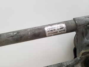 BMW X5 E53 (1999–2006) Scheibenwischermechanismus vorne und seine Teile 7046571 - 4
