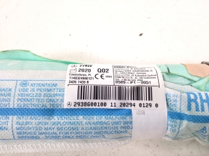 Mercedes Benz EQC N293 (2019–2026) Katuse turvapadi A2938600100 - 2