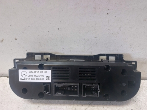 Mercedes Benz C-Class 204 (2007–2014) Heater control panel A2048304390 - 4