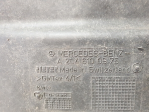 Mercedes Benz C-Class 204 (2007–2014) Tagumine põhjakaitse A2046100575 - 4