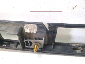 Mercedes Benz C-Class 204 (2007–2014) Numbrimärgi valgustuse korpus A2047400793 - 2