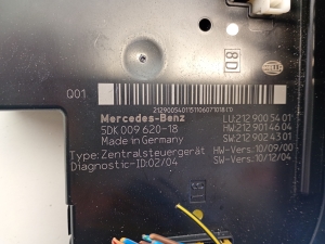 Mercedes Benz E-Class W207 (2009–2017) Fuse box in the trunk A2129005401 - 4