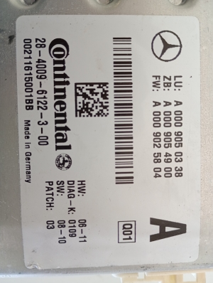 Mercedes Benz E-Class W207 (2009–2017) Front camera A0009050338 - 4