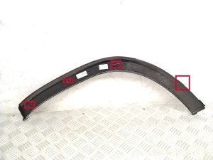 Mercedes Benz GLA-Class H247 (2019–2026) Abdeckung Kotflügel hinten A2478806109 - 5