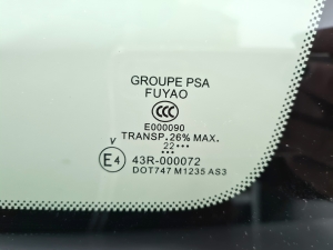 Opel Astra L (2021–2026) Rear quarter glass and its parts 43R000072 - 2