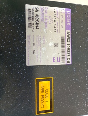 Jaguar XF (2008–2016) CD vahetaja 10E887 - 4
