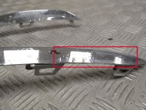 Mercedes Benz V-Class 447 (2014–2026) Front bumper lower grille molding A4478857000 - 7