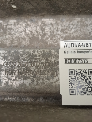 AUDI A4 B7 (2004–2008) Stoßstangenträger hinten 8E0807313 - 2