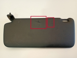 Mercedes Benz A-Class 176 (2012–2018) Sun visor A0078173620 - 3