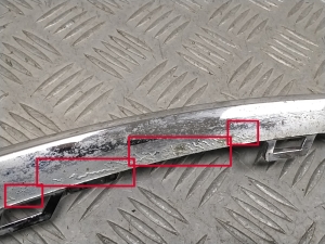 Mercedes Benz V-Class 447 (2014–2026) Front bumper lower grille molding A4478857100 - 5