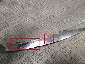 Mercedes Benz V-Class 447 (2014–2026) Front bumper lower grille molding A4478857100 - 6