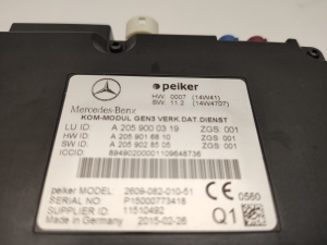 Mercedes Benz C-Class 205 (2014–2021) Control unit A2059000319 - 2