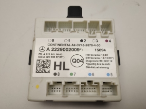   Steuergerät für hintere Seitentür  - A2229002009 