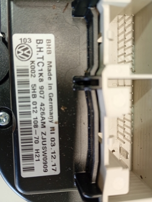 Volkswagen Caddy IV (2015–2020) Heater control panel 1K8907426 - 3