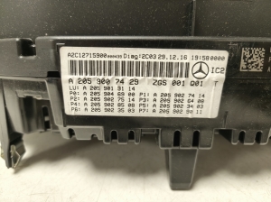 Mercedes Benz C-Class 205 (2014–2021) Näidikuplokk A2059007429 - 5