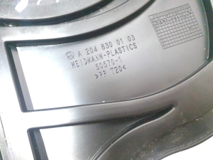 Mercedes Benz GLK-Class 204 (2008–2015) Innenraumluftfiltergehäuse A2048300103 - 3