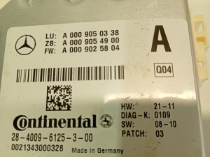 Mercedes Benz SLK-Class 172 (2011–2026) Front camera A0009050338 - 4
