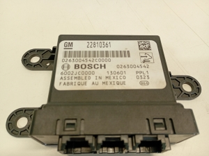 Opel Astra J (2009–2017) Parking system control unit 22810361 - 2