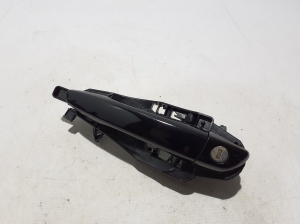 Front door external opening handle and its details - 