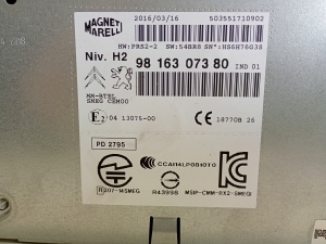 Peugeot 308 (2013–2021) DVD player 9816307380 - 3