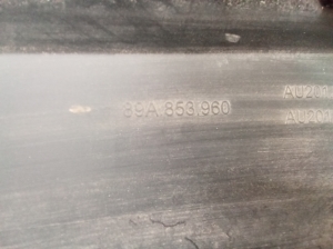 AUDI Q4 e-tron I (2021–2026) Front door molding 89A853960 - 3