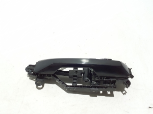 Front door external opening handle and its details - 
