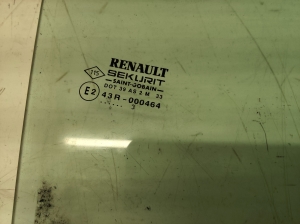 RENAULT Megane II (2002–2009) Rear side door glass 43R000464 - 2