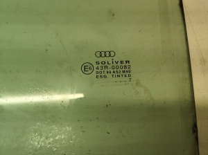 AUDI A3 8L (1996–2003) Front door glass 43R00082 - 2