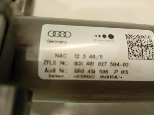 AUDI Q5 (2008–2017) Stūres statnis un tā detaļas 8R0419506 - 2
