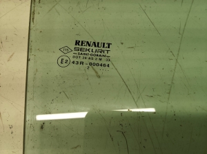 RENAULT Megane II (2002–2009) Rear side door glass 43R000464 - 2