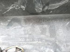 Volkswagen Passat B8 (2014–2023) Priekšējais bamperis 3G0807221H - 4