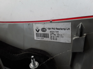 RENAULT Megane II (2002–2009) Aizmugurējais stūra lukturis 8200417349 - 2