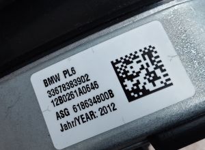 BMW 5 SERIES F10 (2010–2017) Rooli turvapadi 33678383902 - 2