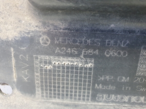 Mercedes Benz GLA-Class 156 (2013–2019) Rear underbody shield A2466840600 - 4