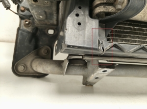 Mercedes Benz ML-Class 166 (2011–2015) Schlossträger und seine Teile (Frontmaske) A1666209300 - 9